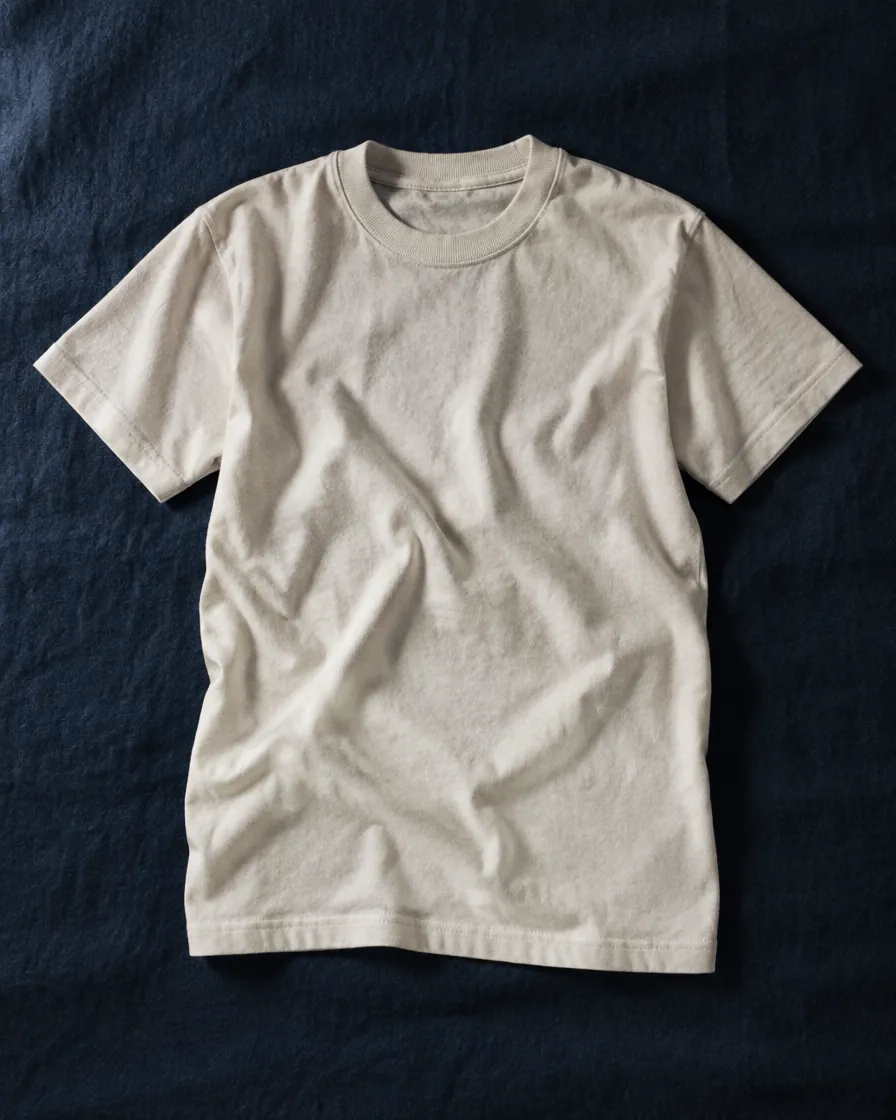 Playera 240 blanca vista de frente